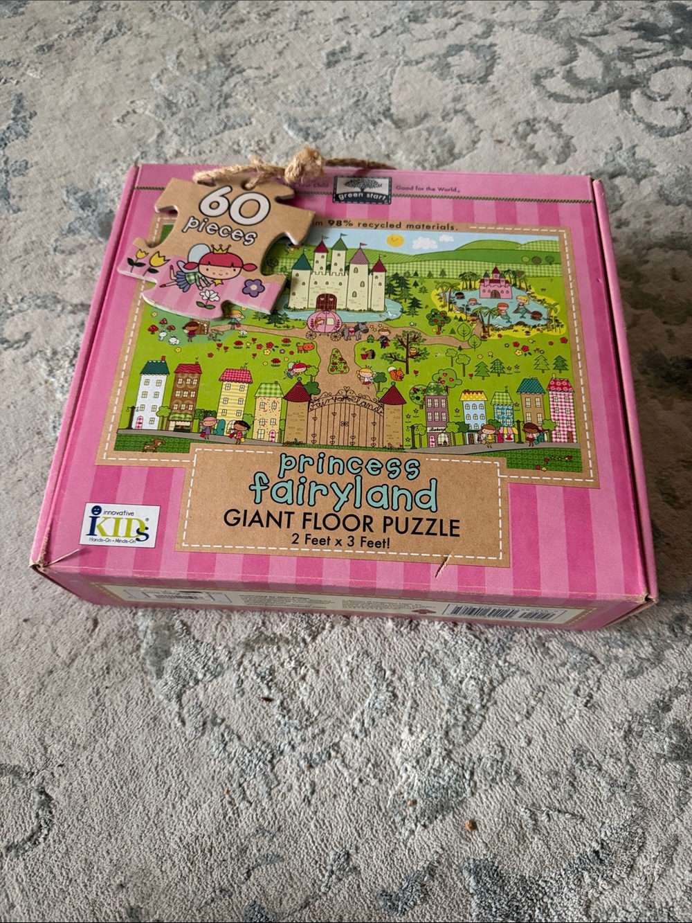 Princess Fairyland Giant Floor Puzzle - Pink